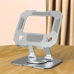 360-rotating-metal-tablet-mobile-adjustable-foldable-and-portable-desk-mount-with-cooling-design-for-phones-tablets-and-small-devices-device-cooling-stand-stainless-steel-stand-t – 1