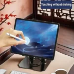 360-rotating-metal-tablet-mobile-adjustable-foldable-and-portable-desk-mount-with-cooling-design-for-phones-tablets-and-small-devices-device-cooling-stand-stainless-steel-stand-t – 1