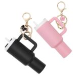 Colorful Mini Stanley Tumbler Key Chain – Cute Miniature Tumbler Charm For Handbags, Backpacks & Car Keys – Portable Stanley Cup Key Chain Accessory -random Color | Key Chain | Stanley Key Chain